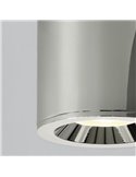 Plafón de techo para para baños VANDUO cromo, GU10 8W, IP65