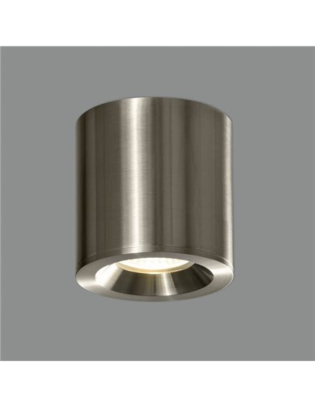 Plafonnier pour salle de bain VANDUO nickel mat, GU10 8W, IP65