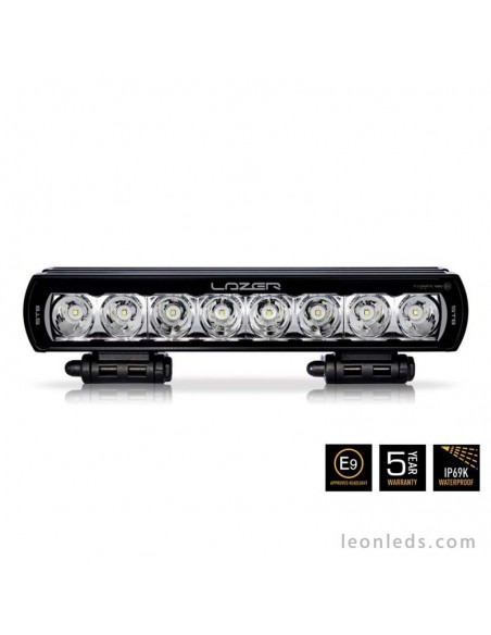 Barra de LED Lazer Lamps ST8 Evolution Homologada para Vehículos 4X4 y Camiones 95 Watios de potencia Negra | LeonLeds