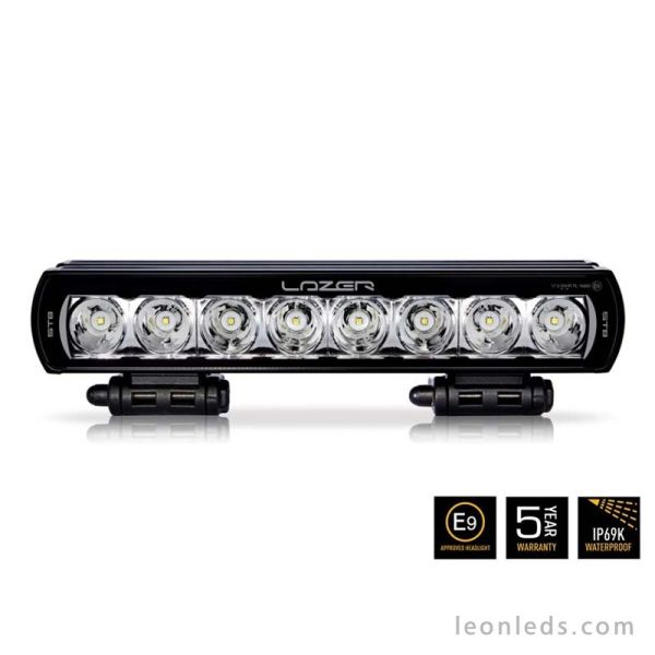 Barra de LED Lazer Lamps ST8 Evolution Homologada para Vehículos 4X4 y Camiones 95 Watios de potencia Negra | LeonLeds