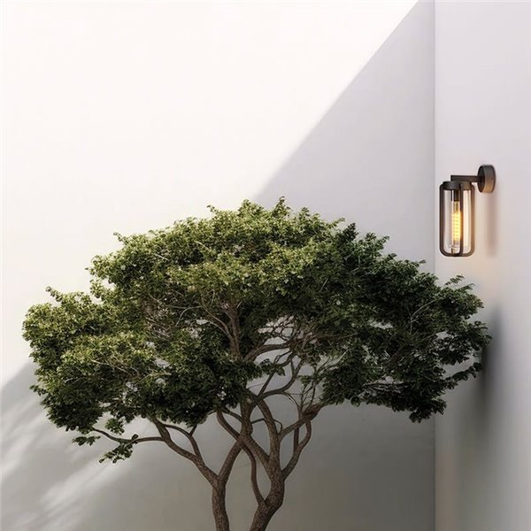 Aplique de pared para exterior Antracita Texturado VEGA, E27 15W (No incl.), IP65