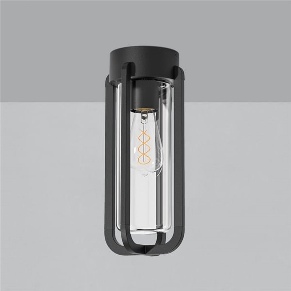 Plafonnier extérieur VEGA Anthracite Texturé, E27 15W, IP65