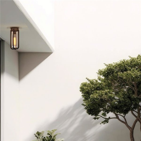 Plafon exterior VEGA Antracite Texturizado, E27 15W, IP65