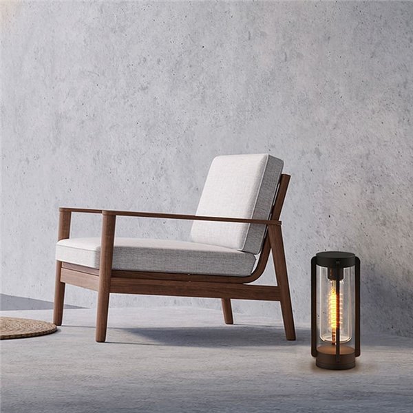 Baliza de Exterior VEGA Antracita Texturado, E27 15W, IP65