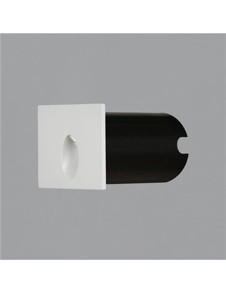 Farol de embutir no solo LED branco texturizado VIRGO, 3W 3000K 60lm, IP65