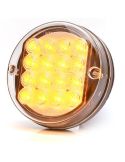 Piloto LED intermitente redondo rectangular 2A 12V Homologado y Estanco W32 170