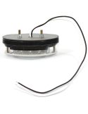 Piloto LED intermitente redondo rectangular 2A 12V Homologado y Estanco W32 170