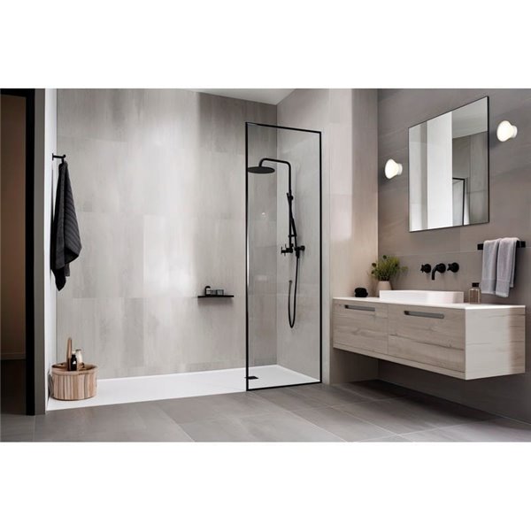 Aplique de Pared LED para exterior YES Blanco, 4W 2700K 315lm, IP65