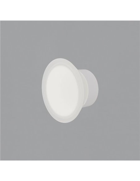 Aplique LED branco para exterior SIM, 4W 2700K 315lm, IP65