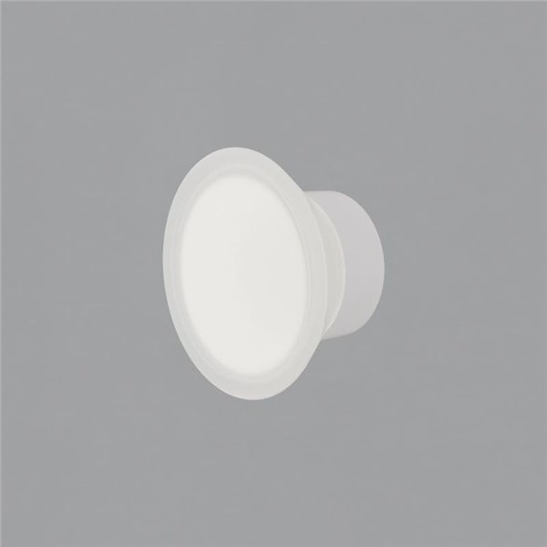 Aplique de Pared LED para exterior YES Blanco, 4W 2700K 315lm, IP65