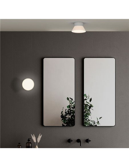 OUI Applique murale extérieure LED blanche, 4W 2700K 315lm, IP65