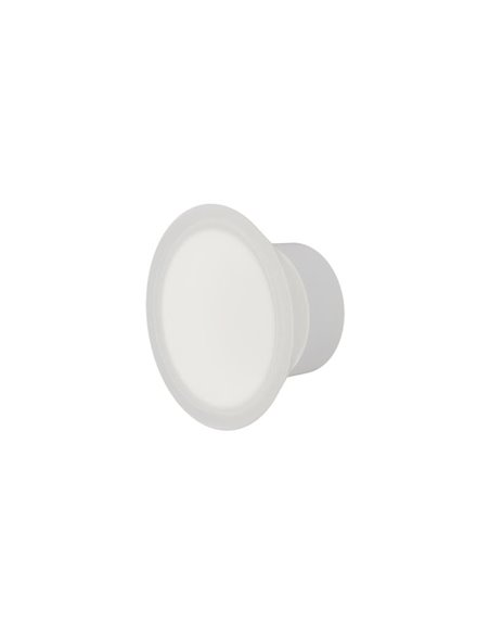 Aplique de Pared LED para exterior YES Blanco, 4W 2700K 315lm, IP65