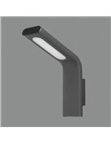 Aplique de Pared para exterior LED ZEN Antracita Texturado, 10W 3000K 720lm, IP65