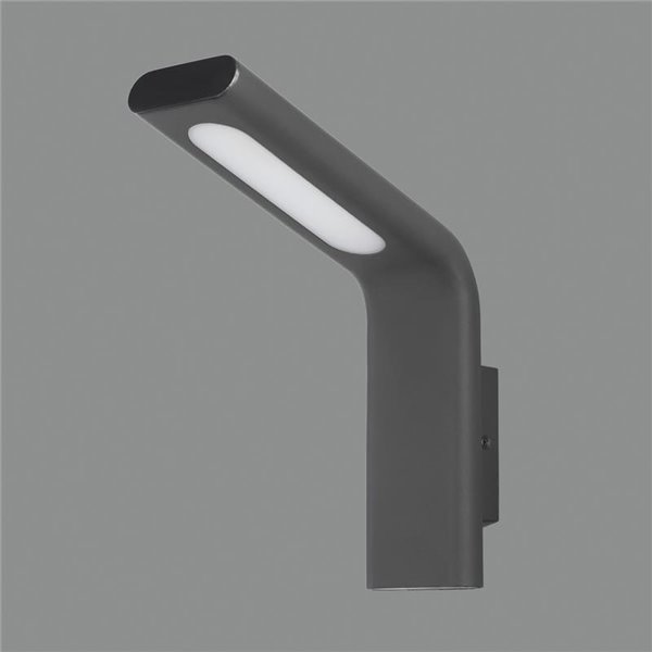 Aplique de Pared para exterior LED ZEN Antracita Texturado, 10W 3000K 720lm, IP65