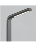 Baliza de Exterior ZEN Antracita Texturado, LED 10W 3000K 720lm, IP65 59cm de altura