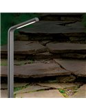 Baliza de Exterior ZEN Antracita Texturado, LED 10W 3000K 720lm, IP65 59cm de altura