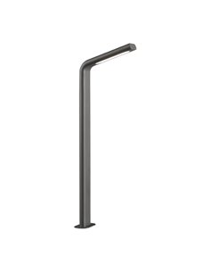 Balise d'extérieur texturée ZEN Anthracite, LED 10W 3000K 720lm, IP65 hauteur 59cm