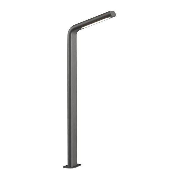 Baliza de Exterior ZEN Antracita Texturado, LED 10W 3000K 720lm, IP65 59cm de altura