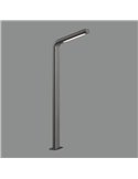 Baliza de Exterior ZEN Antracita Texturado, LED 10W 3000K 720lm, IP65 59cm de altura