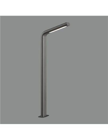 Baliza de Exterior ZEN Antracita Texturado, LED 10W 3000K 720lm, IP65 59cm de altura