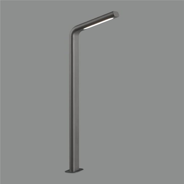 Baliza de Exterior ZEN Antracita Texturado, LED 10W 3000K 720lm, IP65 59cm de altura