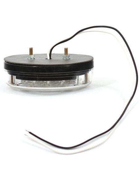 Piloto LED trasero redondo con intermitente 2A 12V Homologado y Estanco W32 Was | LeonLeds