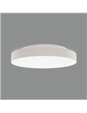 LISBOA Plafon LED Branco Texturizado Redondo, Ø 60cm LED 60W 5490lm + 8W 735lm, 3000K/4000K Com e sem Casambi