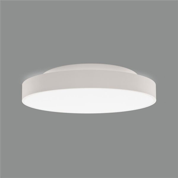Plafón LED de Techo LISBOA redondo Blanco Texturado, Ø 60cm LED 60W 5490lm + 8W 735lm, 3000K/4000K Con y sin Casambi