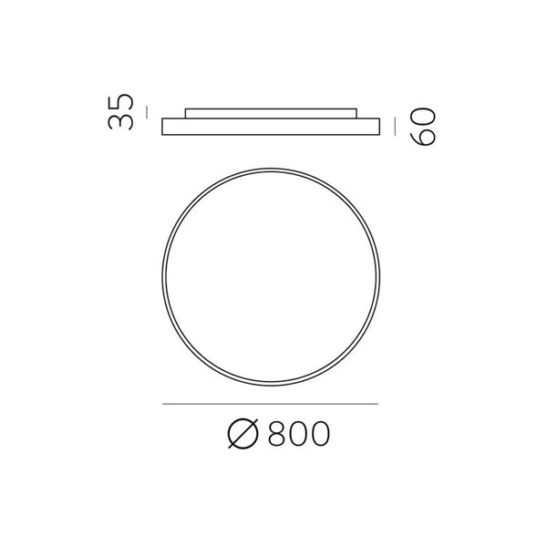 Plafonnier LED rond texturé blanc LISBOA, Ø80cm LED 80W 3000K 7320lm + 12W 3000K 915lm, CRI90 CL.I, LED intégré