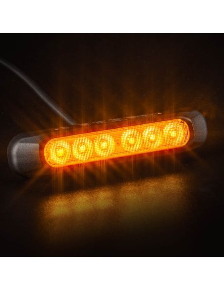 Piloto LED mini delantero con Posición e Intermite Universal 12V 24V FT-331 LED R10 A 1 0,5W 3,6W Fristom | LeonLeds