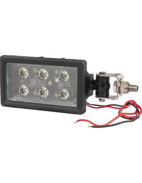Phare de travail rectangulaire à LED pour John Deere et Case avec connecteur H11 2 400Lm 30W | LéonLeds