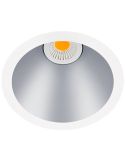 Troca de luminária embutida LED embutida da ArkosLight S 5W prata e branca Arkos Light