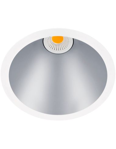 Downlight Swap M LED 5W Encastré de ArkosLight Argent | LéonLeds