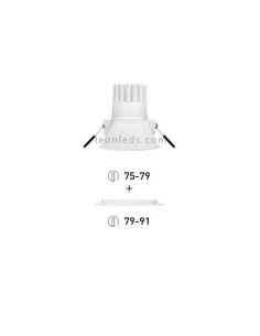 Downlight Swap L LED 5W Empotrable de ArkosLight Blanco | LeonLeds 2