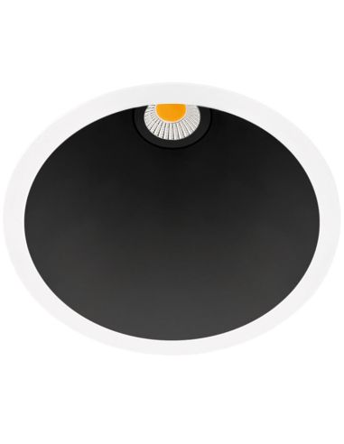 Downlight Swap L LED 5W Encastré par ArkosLight Blanc et Noir | LéonLeds