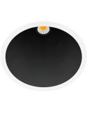 Downlight Swap XL LED 5W Empotrable de ArkosLight Blanco y Negro