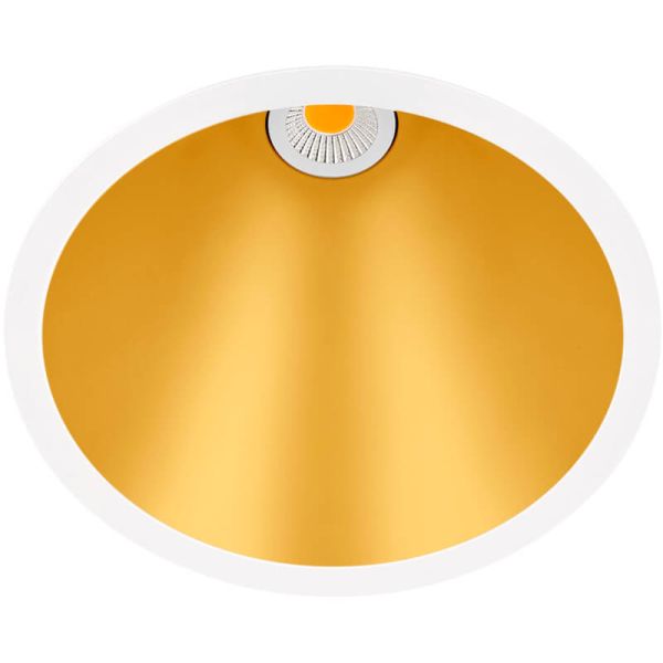 Downlight Swap XL LED 5W Embutida da ArkosLight Dourado