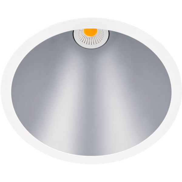 Downlight Swap XL LED 5W Embutida da ArkosLight Prata