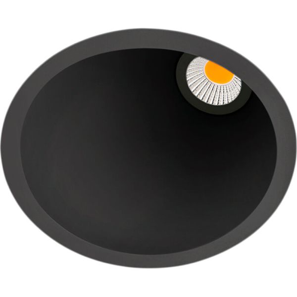 Downlight Swap M Asimétrico Negro LED 5W Empotrable de ArkosLight | LeonLeds