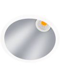 Downlight Swap M Assimétrico Prata LED 5W Embutido by ArkosLight | LeonLeds