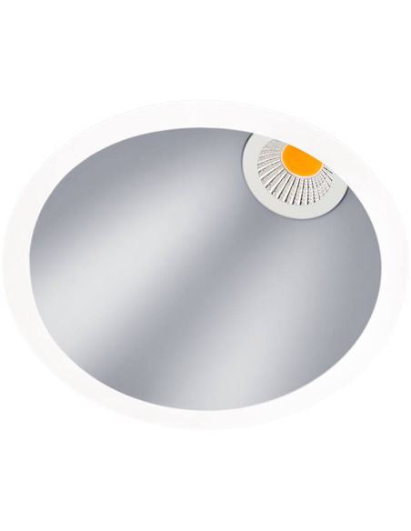 Downlight Swap M Asimétrico Plateado LED 5W Empotrable de ArkosLight | LeonLeds