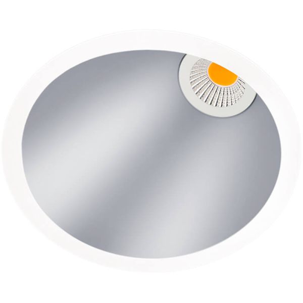 Downlight Swap M Assimétrico Prata LED 5W Embutido by ArkosLight | LeonLeds