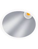 Downlight Swap L Asimétrico LED 5W Empotrable de ArkosLight Blanco y Plata