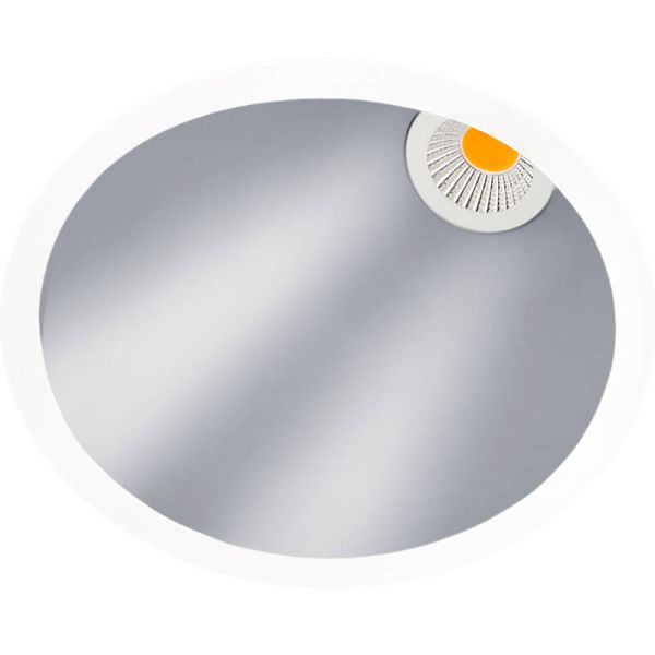 Downlight Swap L Asimétrico LED 5W Empotrable de ArkosLight Blanco y Plata