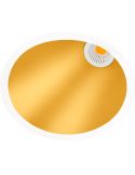 Downlight Swap L Assimétrico LED 5W Embutido por ArkosLight Branco e Dourado