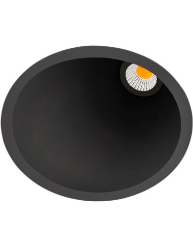 Downlight Swap L Asimétrico LED 5W Empotrable de ArkosLight Negro