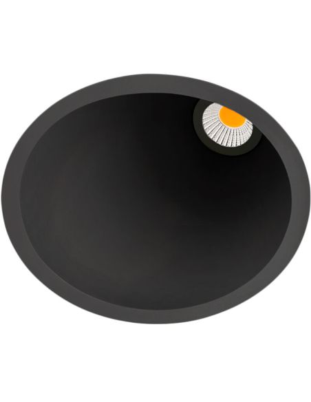 Downlight Swap L Asimétrico LED 5W Empotrable de ArkosLight Negro