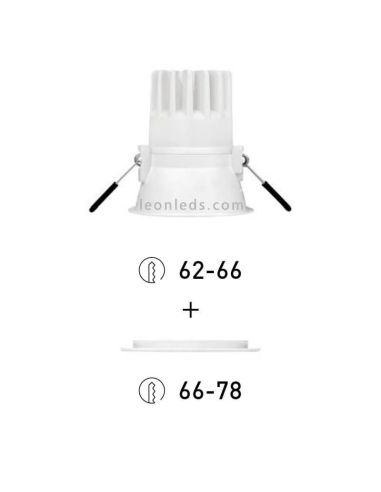 Downlight Swap S LED 7W Einbau von...