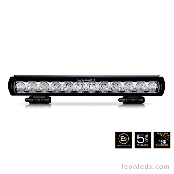 Barra de LED Lazer Lamps ST12 Evolution Homologada para Vehículos 4X4 y Camiones 144 Watios de potencia Negra | LeonLeds