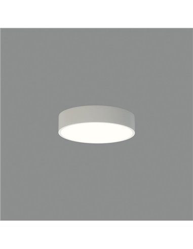 Plafonnier LED LONDON Ø20cm blanc, 12W 840lm, 3000K/4000K